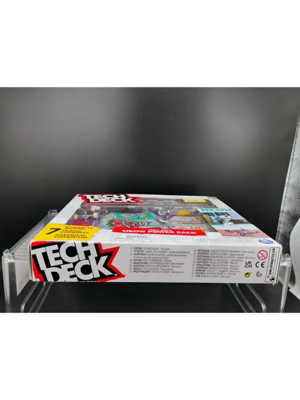 Tech Deck Meow Power Pack Fingerboards Set 7 Boards Mariah Duran